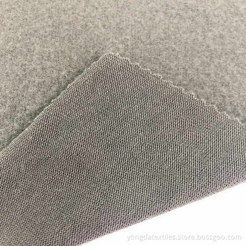 Polyester Spandex Knit Brushed Hacci Fabric Sweater